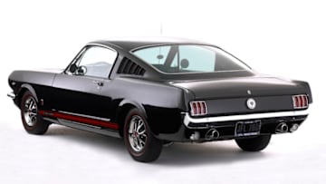 1966 Ford Mustang 289 GT in studio, 2000. (Photo by National Motor Museum/Heritage Images/Getty Images)