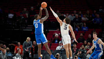 Duke basketball forward Dariq Whitehead (Troy Wayrynen-USA TODAY Sports)