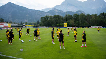 Borussia Dortmund also traveled to Bad Ragaz ahead of this season. (Photo by Daniel Kopatsch/Getty Images)