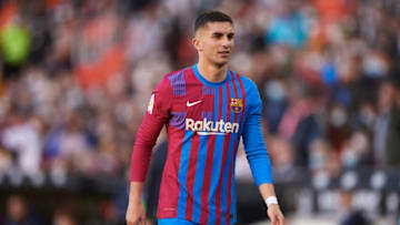 Ferran Torres of FC Barcelona. (Photo by Aitor Alcalde Colomer/Getty Images)