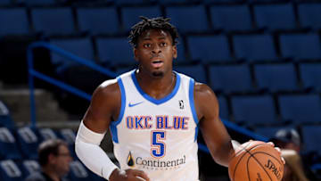 OKC Thunder two way player Luguentz Dort (Photo by Juan Ocampo/NBAE via Getty Images)
