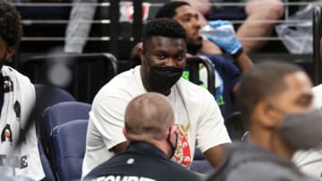Zion Williamson #1 of the New Orleans Pelicans(Photo by David Berding/Getty Images)