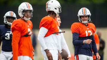 Auburn football walk-on Jackson Barkley -- a recruit at the quarterback, receiver, and safety positions -- surprisingly took snaps under center on April 3 Mandatory Credit: The Montgomery Advertiser