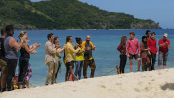 "I'm Not Crazy, I'm Confident" - Tribes Levu, Soko, and Yawa on SURVIVOR, themed Heroes vs. Healers vs. Hustlers. The Emmy Award-winning series returns for its 35th season premiere on, Wednesday, September 27 (8:00-9:00 PM, ET/PT) on the CBS Television Network. Photo: Timothy Kuratek/ÃÂ©2017 CBS Broadcasting Inc. All Rights Reserved