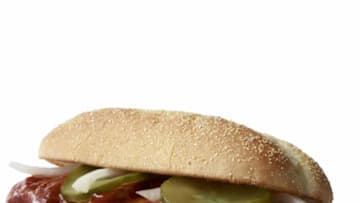 McRib season returns, photo provided by McDonald's