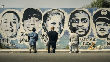 "3 Seventeen Year Olds" -- Hondo, his father Daniel Sr. (Obba Babatund), and his teen charge, Darryl (Deshae Frost), confront the history of racial tension in Los Angeles between law enforcement and the Black community through flashbacks to the city in 1992 following the Rodney King verdict. Also, the SWAT team pursues El Diablo's scattered drug cartel hiding in the city and a Jihadist group detonating bombs in coordinated attacks, in the first part of the two-hour fourth season premiere of S.W.A.T., Wednesday, Nov. 11 (9:00-10:00 PM, ET/PT) on the CBS Television Network. Guest stars include Donald Dash as 17-year-old Hondo and Rico E. Anderson as younger Daniel Sr. Episode written by Executive Producer Aaron Rahsaan Thomas. Pictured (L-R): Obba Babatundé as Daniel Harrelson, Shemar Moore as Daniel "Hondo" Harrelson, and Deshae Frost as Darryl. Photo: Best Possible Screengrab/CBS ©2020 CBS Broadcasting, Inc. All Rights Reserved