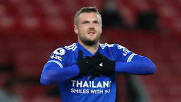 Jamie Vardy of Leicester City (Photo by Marc Atkins/Getty Images)