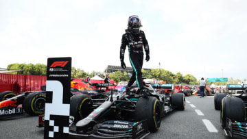 Lewis Hamilton, Mercedes, Formula 1 (Photo by Albert Gea/Pool via Getty Images)