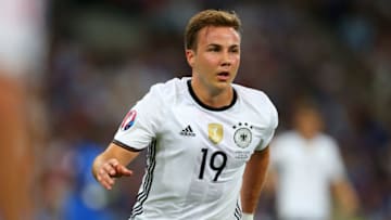 MARSEILLE, FRANCE - JULY 07: Mario Gotze of Germany during the UEFA Euro 2016 semi final match between Germany and France at Stade Velodrome on July 7, 2016 in Marseille, France. (Photo by Catherine Ivill - AMA/Getty Images)