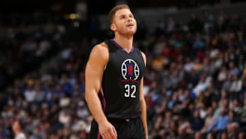at Pepsi Center on November 24, 2015 in Denver, Colorado. The Clippers defeated the Nuggets 111-94. NOTE TO USER: User expressly acknowledges and agrees that, by downloading and or using this photograph, User is consenting to the terms and conditions of the Getty Images License Agreement.