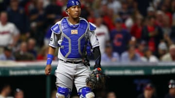 CLEVELAND, OH - SEPTEMBER 14: Salvador Perez