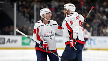 Alex Ovechkin, Rasmus Sandin, Washington Capitals Mandatory Credit: Kiyoshi Mio-USA TODAY Sports
