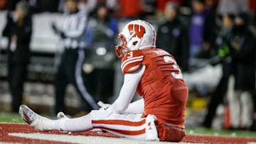 MADISON, WI - NOVEMBER 21: Wide receiver Tanner McEvoy