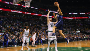 Maximilian Kleber #42 of the Dallas Mavericks during the first quarter at TD Garden on December 6, 2017 in Boston, Massachusetts. (Photo by Maddie Meyer/Getty Images)