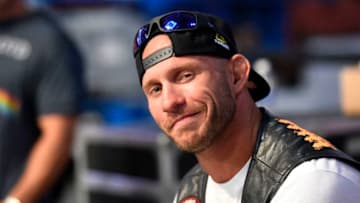 ANAHEIM, CA - JULY 28: Donald Cerrone waits backstage during the UFC 214 weigh-in inside the Honda Center on July 28, 2017 in Anaheim, California. (Photo by Mike Roach/Zuffa LLC/Zuffa LLC via Getty Images)