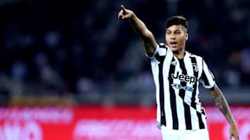 STADIO OLIMPICO, TORINO, ITALY - 2021/10/02: Kaio Jorge of Juventus Fc gestures during the Serie A match between Torino Fc and Juventus Fc. Juventus fc wins 1-0 over Torino Fc. (Photo by Marco Canoniero/LightRocket via Getty Images)