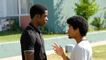 "Pocket Full of Rocks " -- Season 3, Episode 7 (Airs Wednesday, August, 21 10:00 pm ET/PT) -- Pictured: Damson Idris as Franklin Saint, Isaiah John as Leon Simmons. CR: Ray Mickshaw/FX
