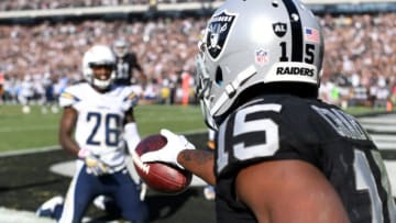 OAKLAND, CA - OCTOBER 09: Michael Crabtree