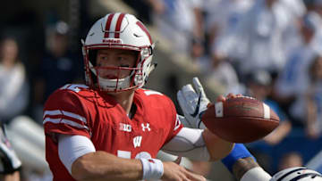 PROVO, UT - SEPTEMBER 16: Quarterback Alex Hornibrook