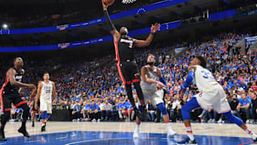PHILADELPHIA, PA - APRIL 14: Dwyane Wade