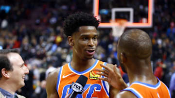 Shai Gilgeous-Alexander #2 of the Oklahoma City Thunder (Photo by Vaughn Ridley/Getty Images)