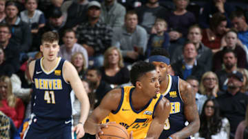 SALT LAKE CITY, UT - NOVEMBER 28: Donovan Mitchell