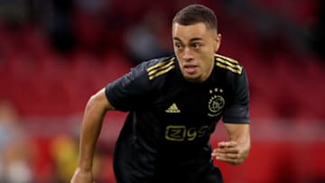 Sergino Dest, Ajax. (Photo by Rico Brouwer/Soccrates/Getty Images)