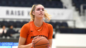 Bella Alarie, daughter of Duke basketball great Mark Alarie (Photo by Mitchell Layton/Getty Images)