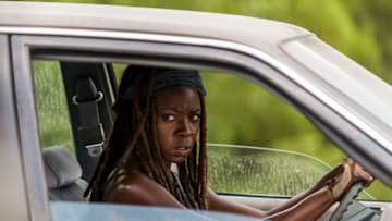 Danai Gurira as Michonne - The Walking Dead _ Season 7, Episode 9 - Photo Credit: Gene Page/AMC
