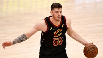 WASHINGTON, DC - APRIL 25: Isaiah Hartenstein #55 of the Cleveland Cavaliers (Photo by Will Newton/Getty Images)