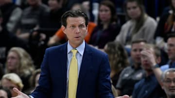 SALT LAKE CITY, UT - NOVEMBER 02: Head coach Quin Synder of the Utah Jazz reacts to a call in the second half of a NBA game against the Memphis Grizzlies at Vivint Smart Home Arena on November 2, 2018 in Salt Lake City, Utah. NOTE TO USER: User expressly acknowledges and agrees that, by downloading and or using this photograph, User is consenting to the terms and conditions of the Getty Images License Agreement. (Photo by Gene Sweeney Jr./Getty Images)