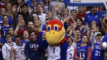 Kansas Jayhawks. (Photo by Ed Zurga/Getty Images)