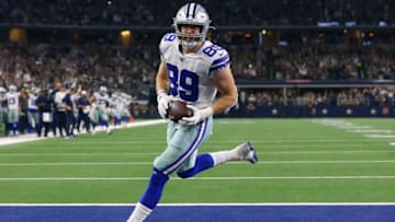 Blake Jarwin #89 of the Dallas Cowboys (Photo by Richard Rodriguez/Getty Images)