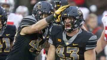 IOWA CITY, IOWA- NOVEMBER 04: Linebacker Josey Jewell