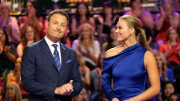 THE BACHELORETTE - "The Bachelorette: Season Finale Part 1" - Hannah's love story continues in Greece as she still has an agonizing decision to make. Which of the three extraordinary men she is falling in love with - Jed, Peter or Tyler C. - will she send home? Find out on night one of the two-night, history-making, live season finale event, MONDAY, JULY 29 (8:00-10:01 p.m. EDT), on ABC. (ABC/John Fleenor)CHRIS HARRISON, HANNAH BROWN