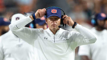 Did Dale Harsin, father of Bryan Harsin, call into The Paul Finebaum Show to defend his son? (Photo by Michael Chang/Getty Images)