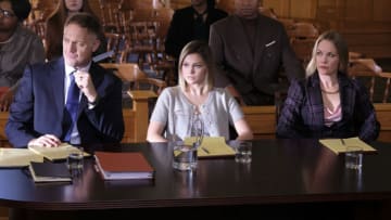 CRUEL SUMMER - "Hostile Witness" - Kate and Jeanette's worlds collide as the court date arrives, finally forcing the two young women to answer the question on everyone's mind, but the answer comes with a price that not everyone can pay. The season finale of "Cruel Summer" airs Tuesday, June 15 at 10:00 p.m. on Freeform. (Freeform/Bill Matlock)JASON DOUGLAS, OLIVIA HOLT, ANDREA ANDERS