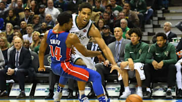 Malcolm Brogdon Ish Smith Atlanta Hawks (Photo by Stacy Revere/Getty Images)