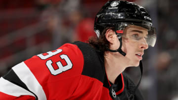Ryan Graves #33 of the New Jersey Devils. (Photo by Elsa/Getty Images)