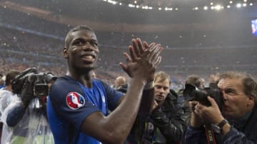 Paul Pogba of France during the UEFA EURO 2016 quarter final match between France and Iceland on July 3, 2016 at the Stade de France in Paris, France.(Photo by VI Images via Getty Images)