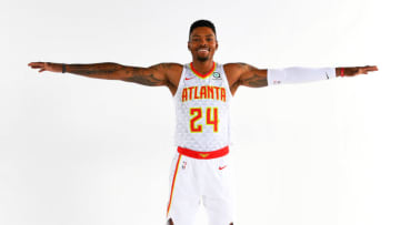 Kent Bazemore #24 of the Atlanta Hawks (Photo by Scott Cunningham/NBAE via Getty Images)