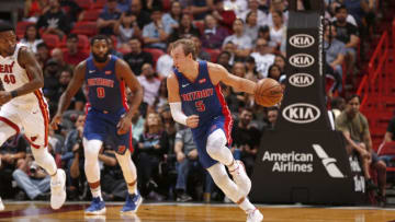 Detroit Pistons Luke Kennard. (Photo by Issac Baldizon/NBAE via Getty Images)