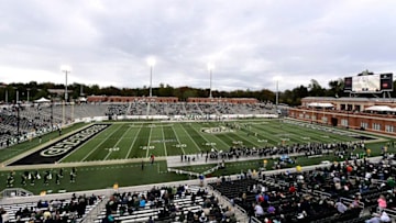 CHARLOTTE, NC - OCTOBER 27: A general view during the Charlotte 49ers' football game against the Southern Miss Golden Eagles at Jerry Richardson Stadium on October 27, 2018 in Charlotte, North Carolina. (Photo by Mike Comer/Getty Images)