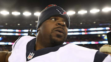 FOXBORO, MA - JANUARY 14: Vince Wilfork