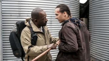 Lennie James as Morgan Jones, Frank Dillane as Nick Clark - Fear the Walking Dead _ Season 4, Episode 3 - Photo Credit: Richard Foreman, Jr/AMC