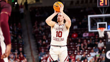 South Carolina basketball's Hayden Brown. Mandatory Credit: Jeff Blake-USA TODAY Sports