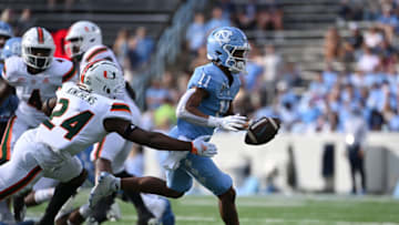 Oct 16, 2021; Chapel Hill, North Carolina, USA; Mandatory Credit: Bob Donnan-USA TODAY Sports