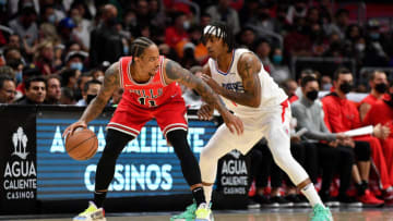 DeMar DeRozan, Terance Mann, Chicago Bulls (Photo by Allen Berezovsky/Getty Images)