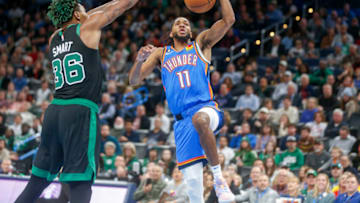 Isaiah Joe #11 of the Oklahoma City Thunder (Photo by Ian Maule/Getty Images)