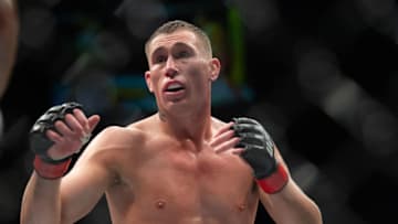 Jorge Masvidal knocks out home favourite Darren Till in the second round at UFC Fight Night 147 at the London O2 Arena, Greenwich on Saturday 16th March 2019. (Photo by Pat Scaasi/MI News/NurPhoto via Getty Images)